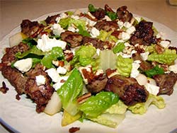 салат из куриной печени